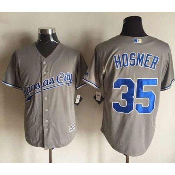 Royals #35 Eric Hosmer New Grey Cool Base Stitched Jersey