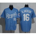 Royals #16 Bo Jackson Light Blue New Cool Base Alternate 1 Stitched Jersey