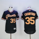San Francisco Giants #35 Brandon Crawford Black Cool Base Cooperstown Collection Player Stitched Jersey