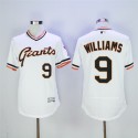 San Franciscoc Giants #9 Matt Williams White Cool Base Cooperstown Collection Player Stitched Jersey