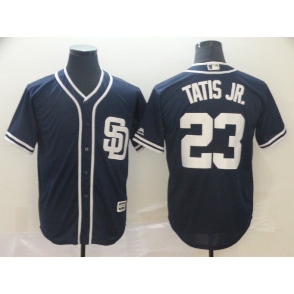 San Diego Padres #23 Fernando Tatis Jr. Navy Cool Base Stitched Jersey