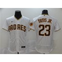 San Diego Padres #23 Fernando Tatis Jr. White Flex Base Stitched Jersey
