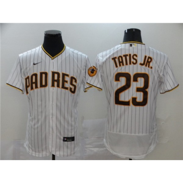 San Diego Padres #23 Fernando Tatis Jr. White Flex Base Stitched Jersey
