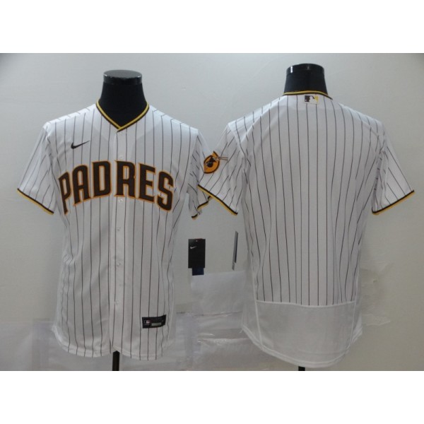 San Diego Padres Blank White Flex Base Stitched Jersey