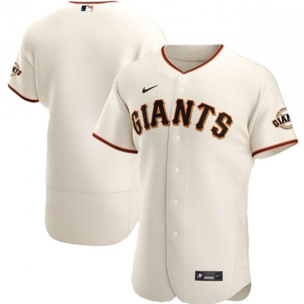 San Francisco Giants Blank Cream Flex Base Stitched Jersey