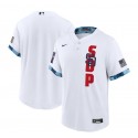 San Diego Padres Blank 2021 White All-Star Cool Base Stitched Jersey