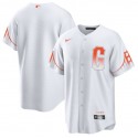 San Francisco Giants Blank White City Connect Cool Base Stitched Jersey