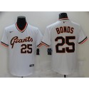 San Francisco Giants #25 Barry Bonds White Cool Base Stitched Jersey