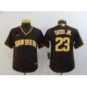 San Diego Padres #23 Fernando Tatis Jr. Coffee Flex Base Stitched Jersey