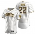 San Diego Padres #22 Juan Soto White Flex Base Stitched Baseball Jersey
