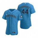 Seattle Mariners #44 Julio Rodríguez Royal Flex Base Stitched Jersey