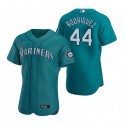 Seattle Mariners #44 Julio Rodríguez Aqua Flex Base Stitched Jersey