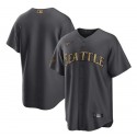 Seattle Mariners Blank Charcoal 2022 All-Star Cool Base Stitched Jersey