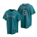 Seattle Mariners #3 J.P. Crawford Aqua Cool Base Stitched Jersey