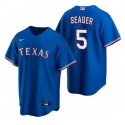 Texas Rangers #5 Corey Seager Blue Cool Base Stitched Baseball Jersey