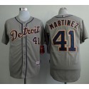 Tigers #41 Victor Martinez Grey Cool Base Stitched Jersey