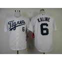 Tigers #6 Al Kaline White "Los Tigres" Stitched Jersey