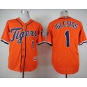 Tigers #1 Jose Iglesias Orange Cool Base Stitched Jersey