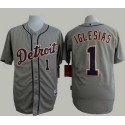 Tigers #1 Jose Iglesias Grey Cool Base Stitched Jersey