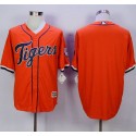 Tigers Blank Orange New Cool Base Stitched Jersey