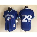 Toronto Blue Jays #29 Joe Carter Mitchell And Ness Royal Blue 1993 Throwback Stitched Jersey