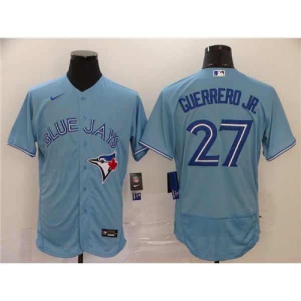Toronto Blue Jays #27 Vladimir Guerrero Jr. Royal Flex Base Stitched Jersey