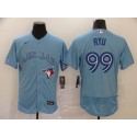 Toronto Blue Jays #99 Hyun-Jin Ryu Blue Flex Base Stitched Jersey
