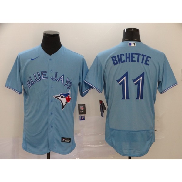 Toronto Blue Jays #11 Bo Bichette Blue Flex Base Stitched Jersey