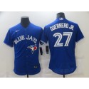Toronto Blue Jays Blue #27 Vladimir Guerrero Jr. Flex Base Stitched Jersey