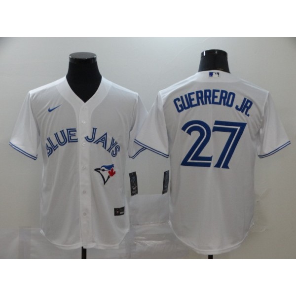 Toronto Blue Jays White #27 Vladimir Guerrero Jr. Majestic Cool Base Stitched Jersey