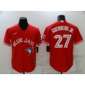 Toronto Blue Jays #27 Vladimir Guerrero Jr. Red Cool Base Stitched Jersey