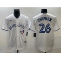 Toronto Blue Jays #26 Matt Chapman White Cool Base Stitched Jersey