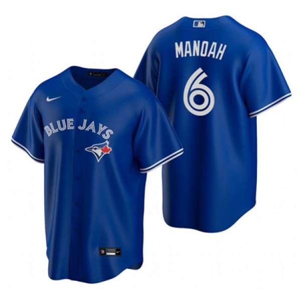 Toronto Blue Jays #6 Alek Manoah Royal Cool Base Stitched Jersey