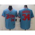 Twins #34 Kirby Puckett Blue Stitched Jersey