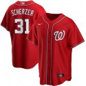 Washington Nationals Red #31 Max Scherzer Cool Base Stitched Jersey