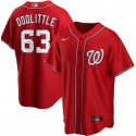 Washington Nationals Red #63 Sean Doolittle Cool Base Stitched Jersey