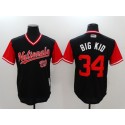 Washington Nationals #34 Big Kid Navy Stitched Jersey