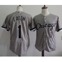 White Sox #1 Adam Eaton Grey Flexbase Authentic Collection Stitched Jersey