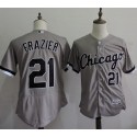 White Sox #21 Todd Frazier Grey Flexbase Authentic Collection Stitched Jersey