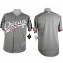White Sox Blank Grey New Cool Base Stitched Jersey