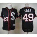 White Sox #49 Chris Sale Black New Cool Base Stitched Jersey