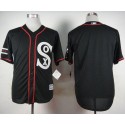 White Sox Blank Black New Cool Base Stitched Jersey