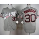 White Sox #30 David Robertson Grey New Cool Base Stitched Jersey