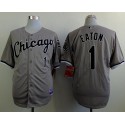 White Sox #1 Adam Eaton Grey Cool Base Stitched Jersey