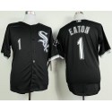 White Sox #1 Adam Eaton Black Cool Base Stitched Jersey