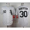 White Sox #30 David Robertson White Cool Base Stitched Jersey