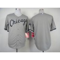 White Sox Blank Grey Cool Base Stitched Jersey