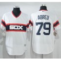 White Sox #79 Jose Abreu White New Cool Base Alternate Home Stitched Jersey