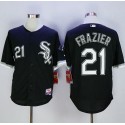 White Sox #21 Todd Frazier Black Cool Base Stitched Jersey