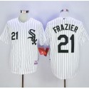 White Sox #21 Todd Frazier White Cool Base Stitched Jersey